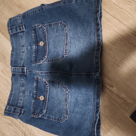 Celebrity Pink Denim Mini Skirt - Blue - Picture 2 of 3